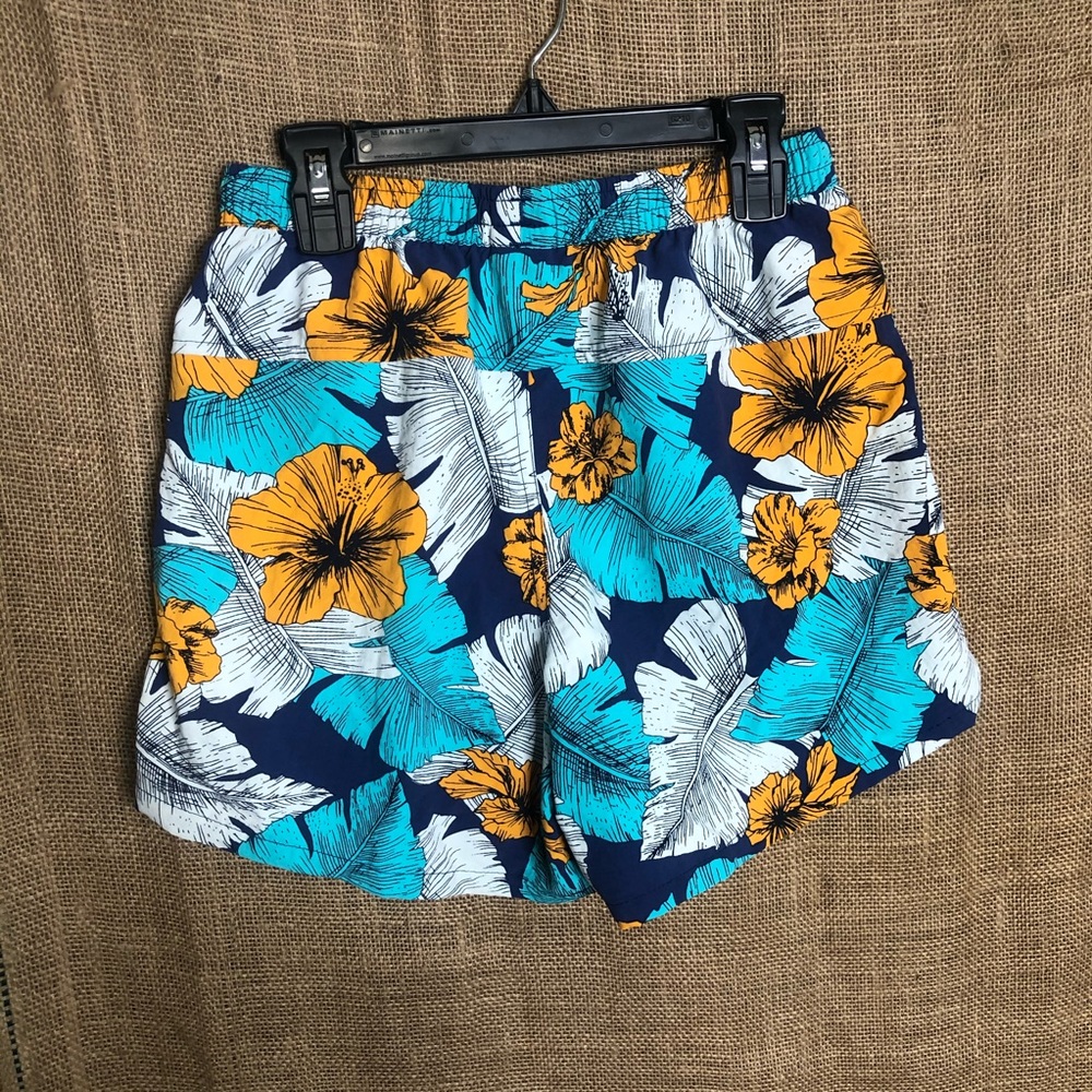 Patagonia Womens Floral Print Shorts XS Blue Navy - Picture 4 of 5